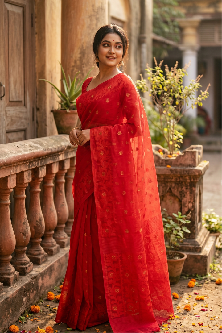 Manasi Jamdani Saree