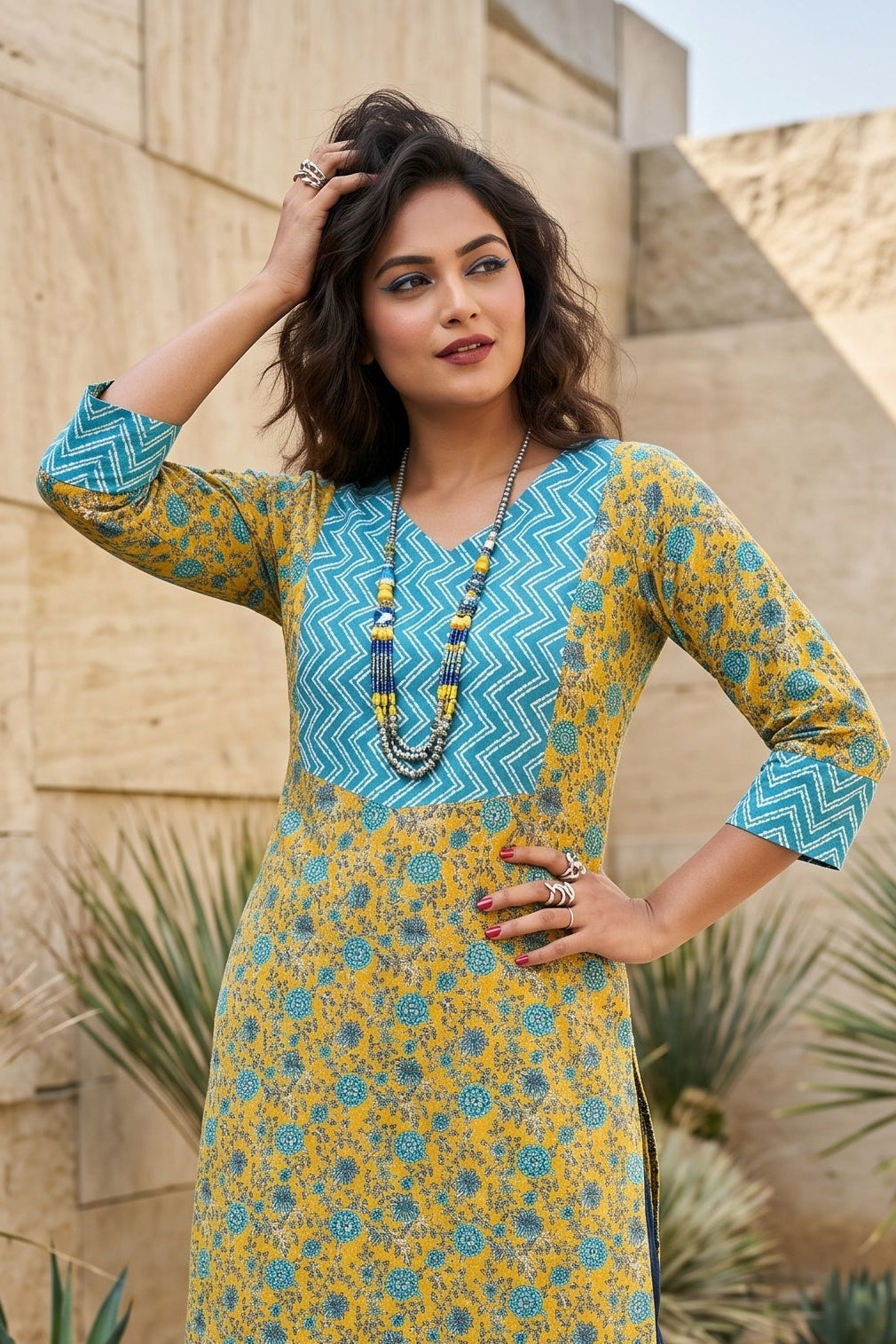 Fresh Vibes Cotton Kurti