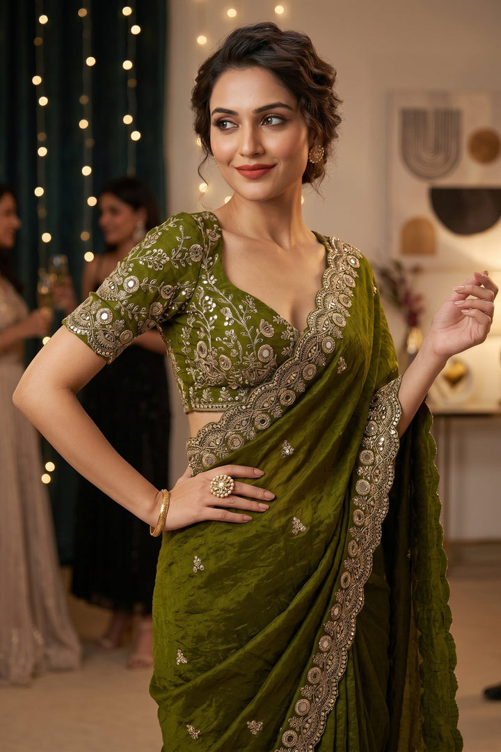 Draped in Dreams Tissue Silk Saree
