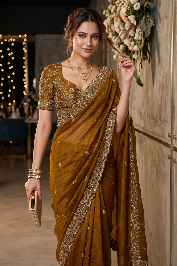 Draped in Dreams Tissue Silk Saree