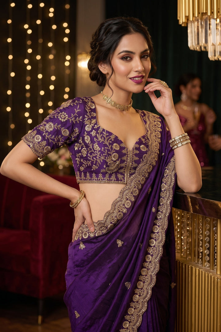 Draped in Dreams Tissue Silk Saree