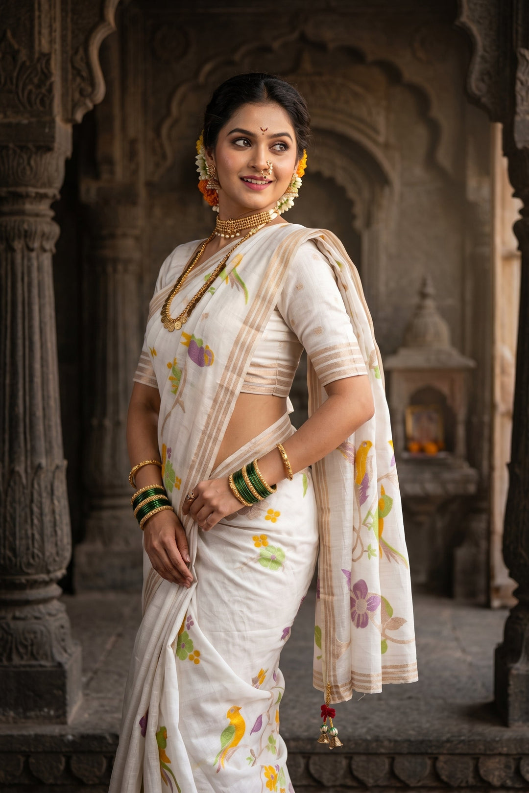 Rhythm of Drapes Crepe Khaddi Silk Saree