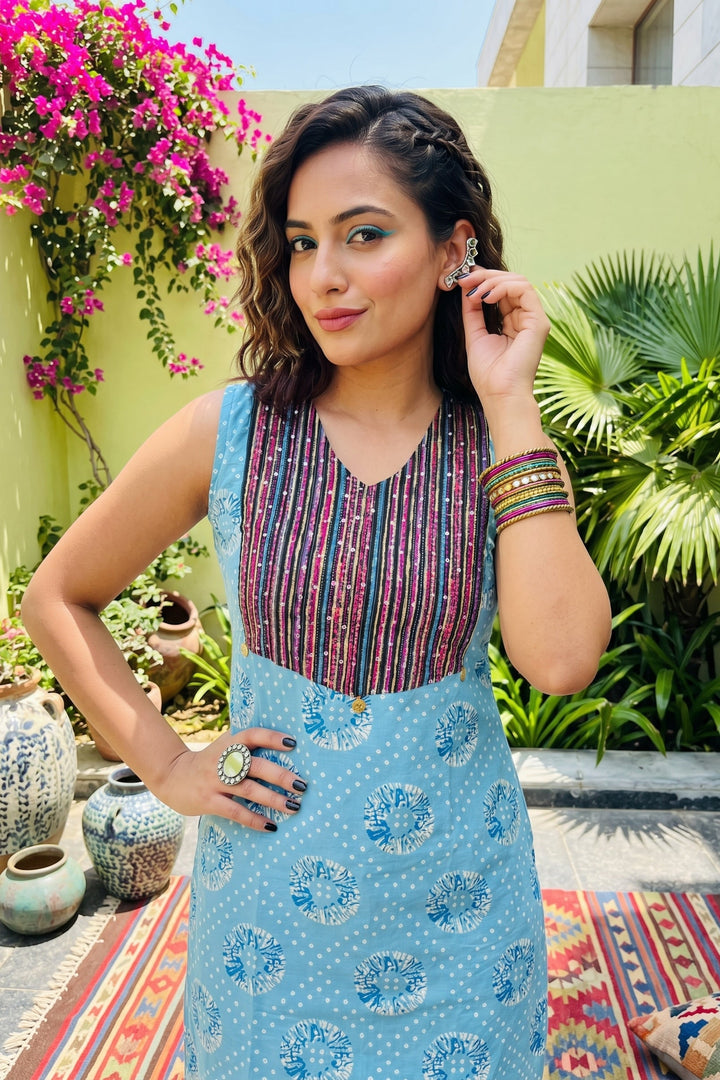 Touching The Sky-Cotton Kurti