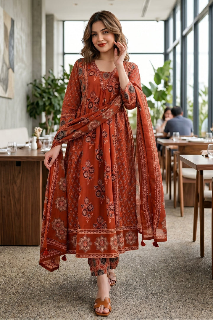 Dream Ethnic  Cotton Kurti Set