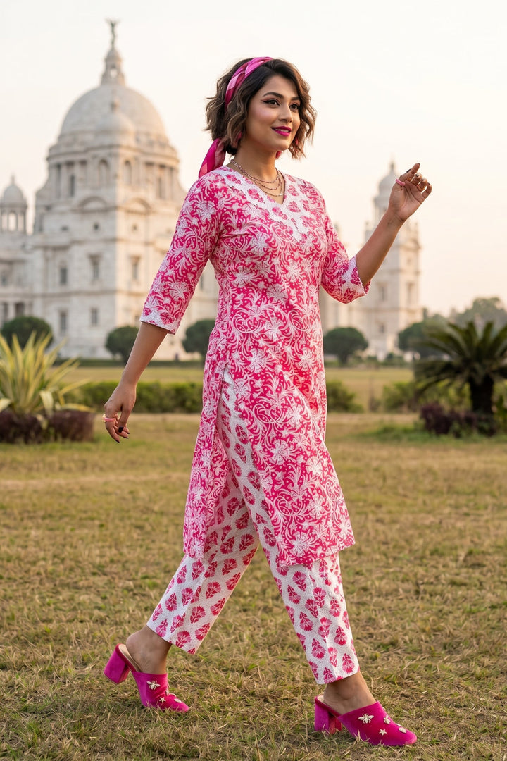 EthniCraze Cotton  Kurti Set