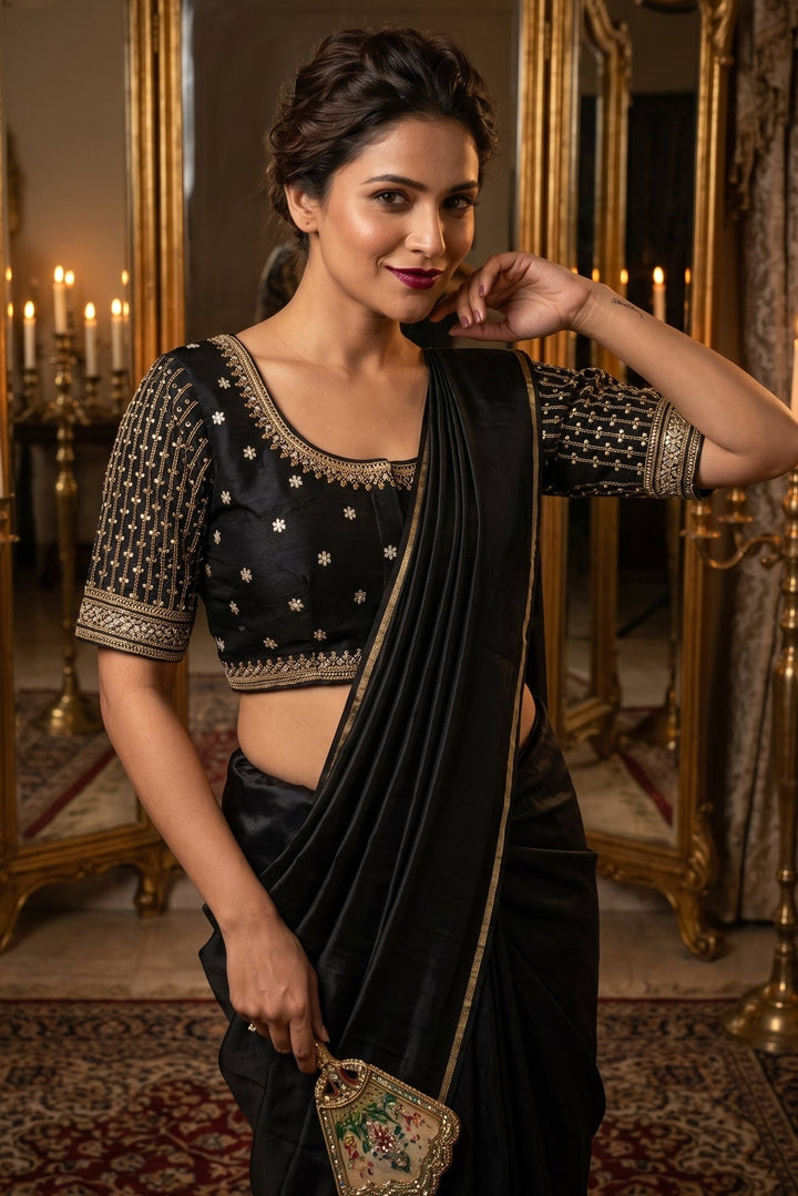 Dark Desire Fancy Slik Blouse