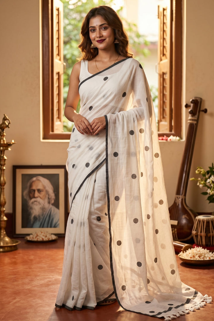 Kheyali Mul Cotton Saree