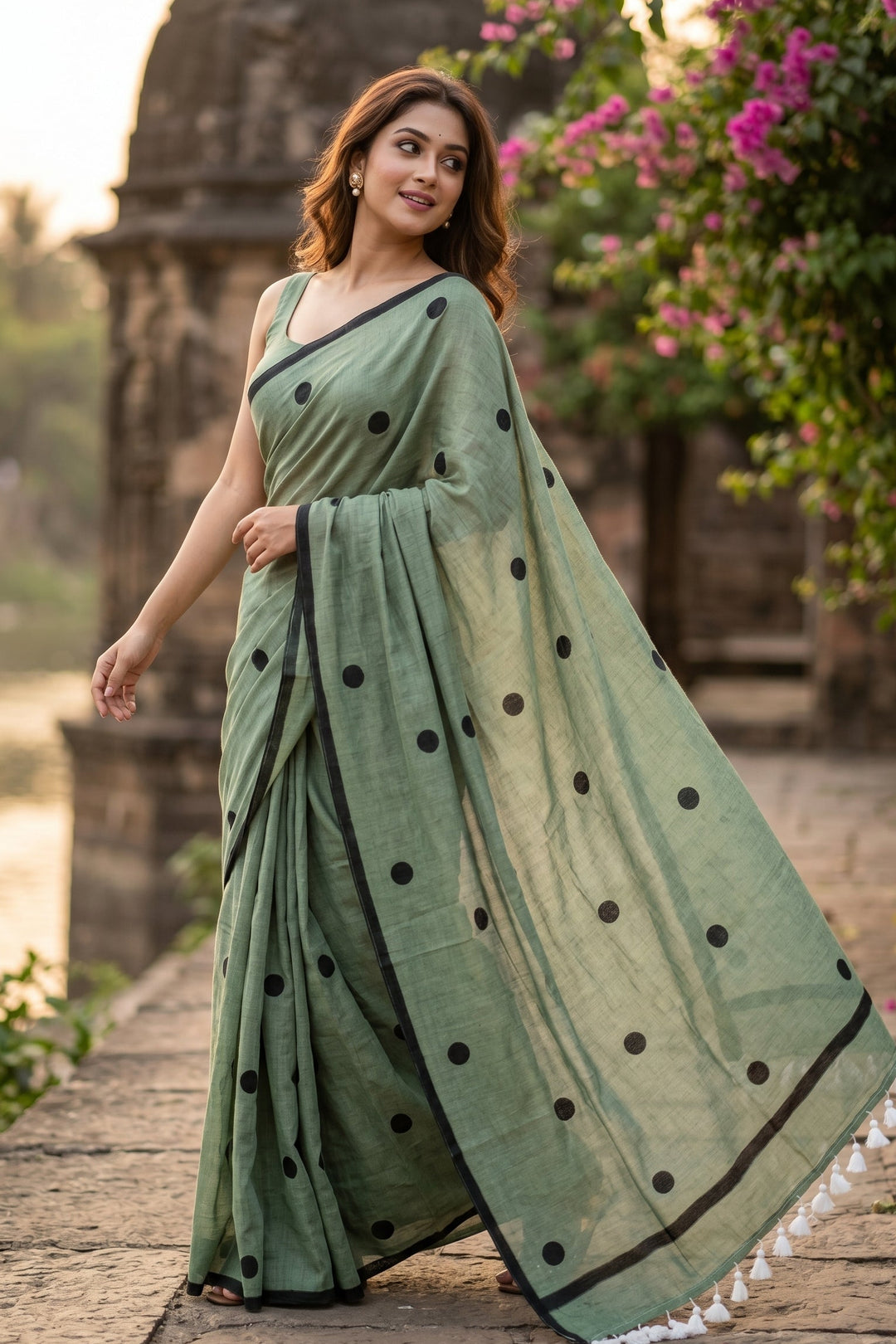 Kheyali Mul Cotton Saree