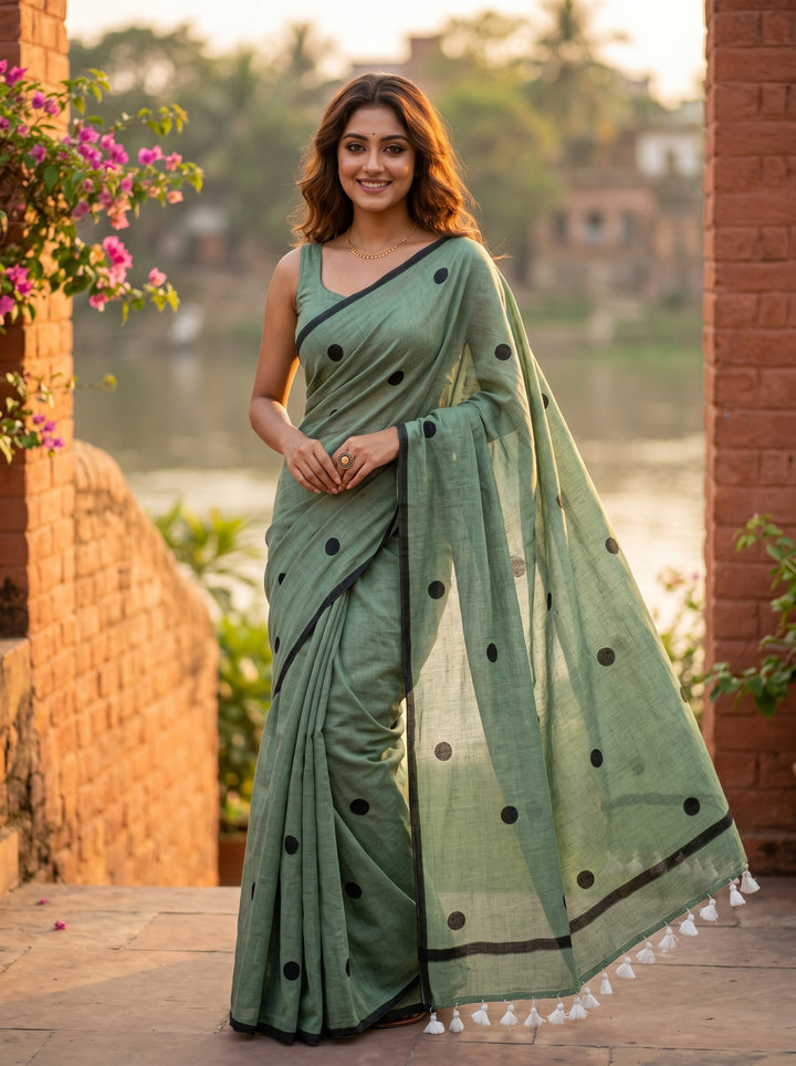 Kheyali Mul Cotton Saree