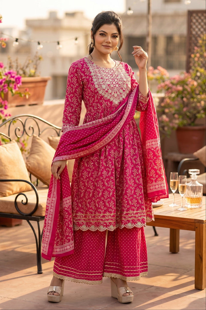 Jaipuri Sharara Set