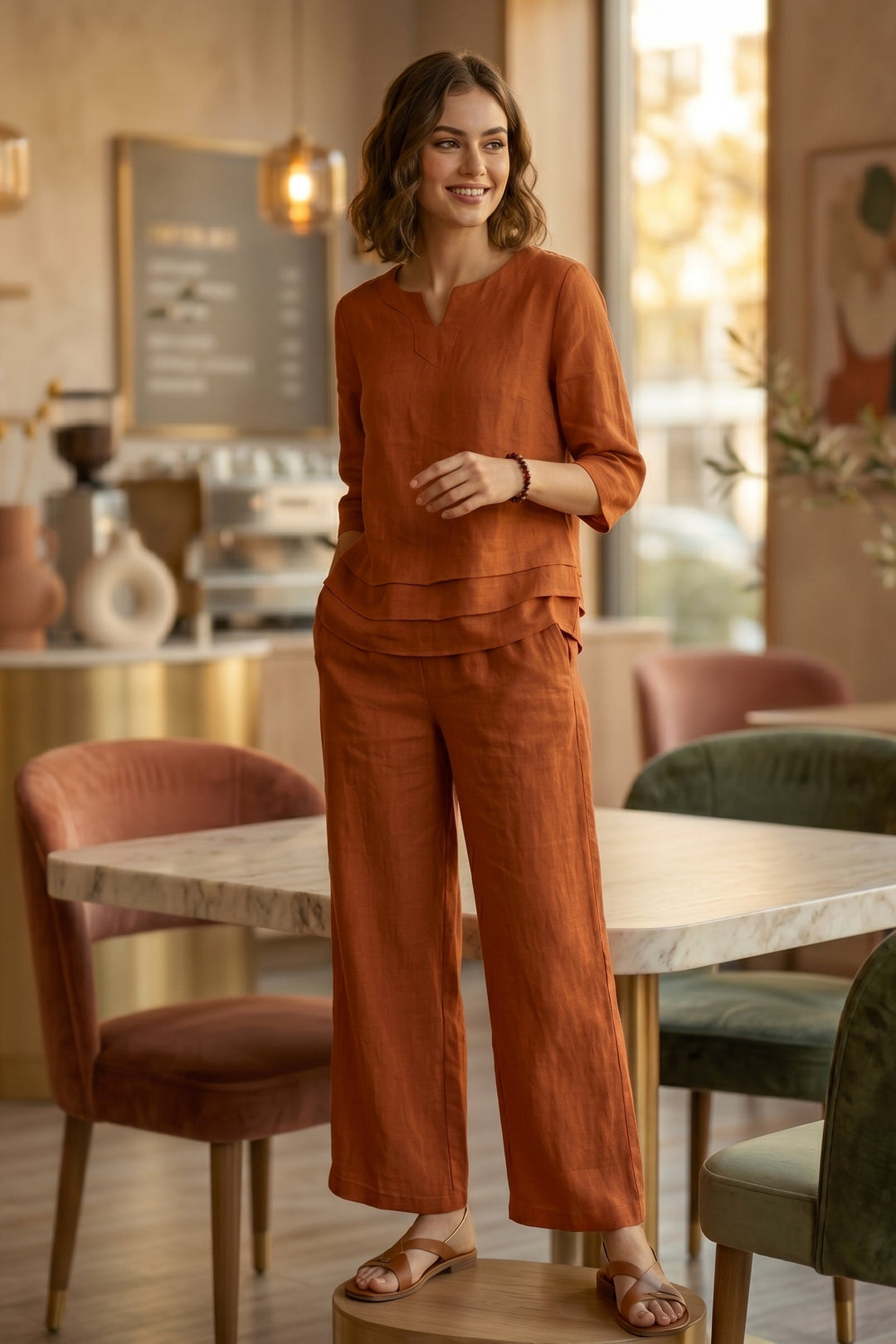 Knot The Dot Cotton Coord Set