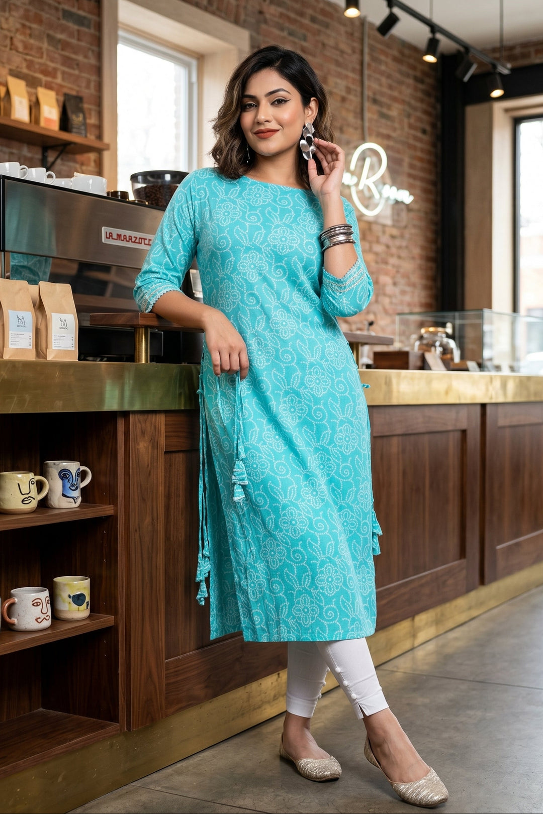Raang- Cotton Kurti