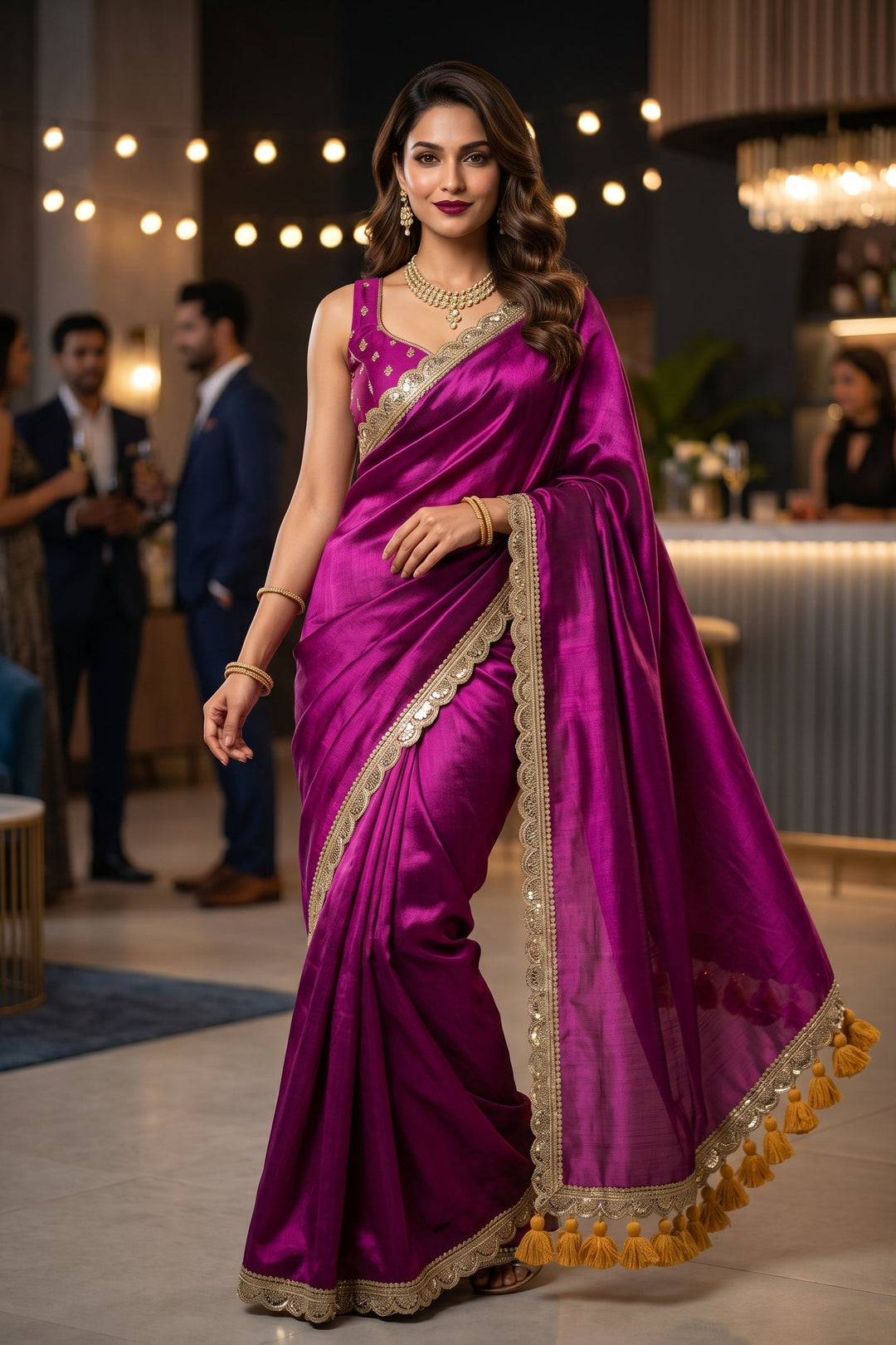 Amrithavarshini -Showers Of Nectar Cotton Tissue Saree