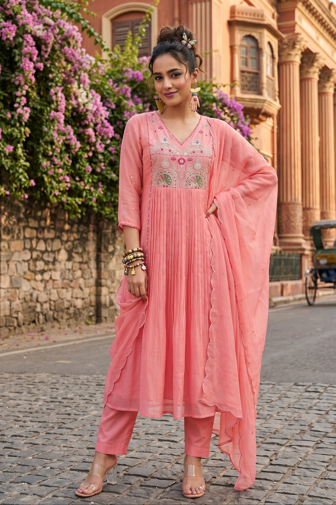 The Wavelet Cotton Kurti Set
