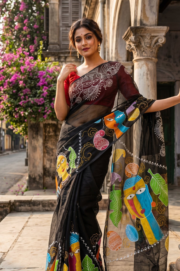 Transformation Hand Painted Kota Saree