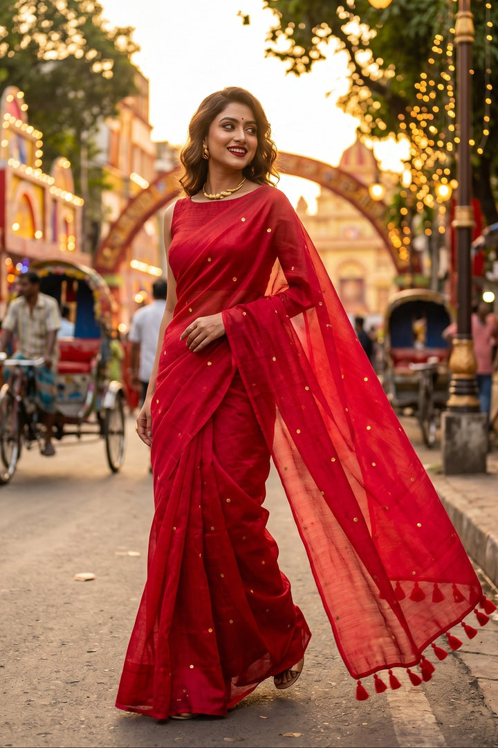 Mohini Tissu Cotton Saree