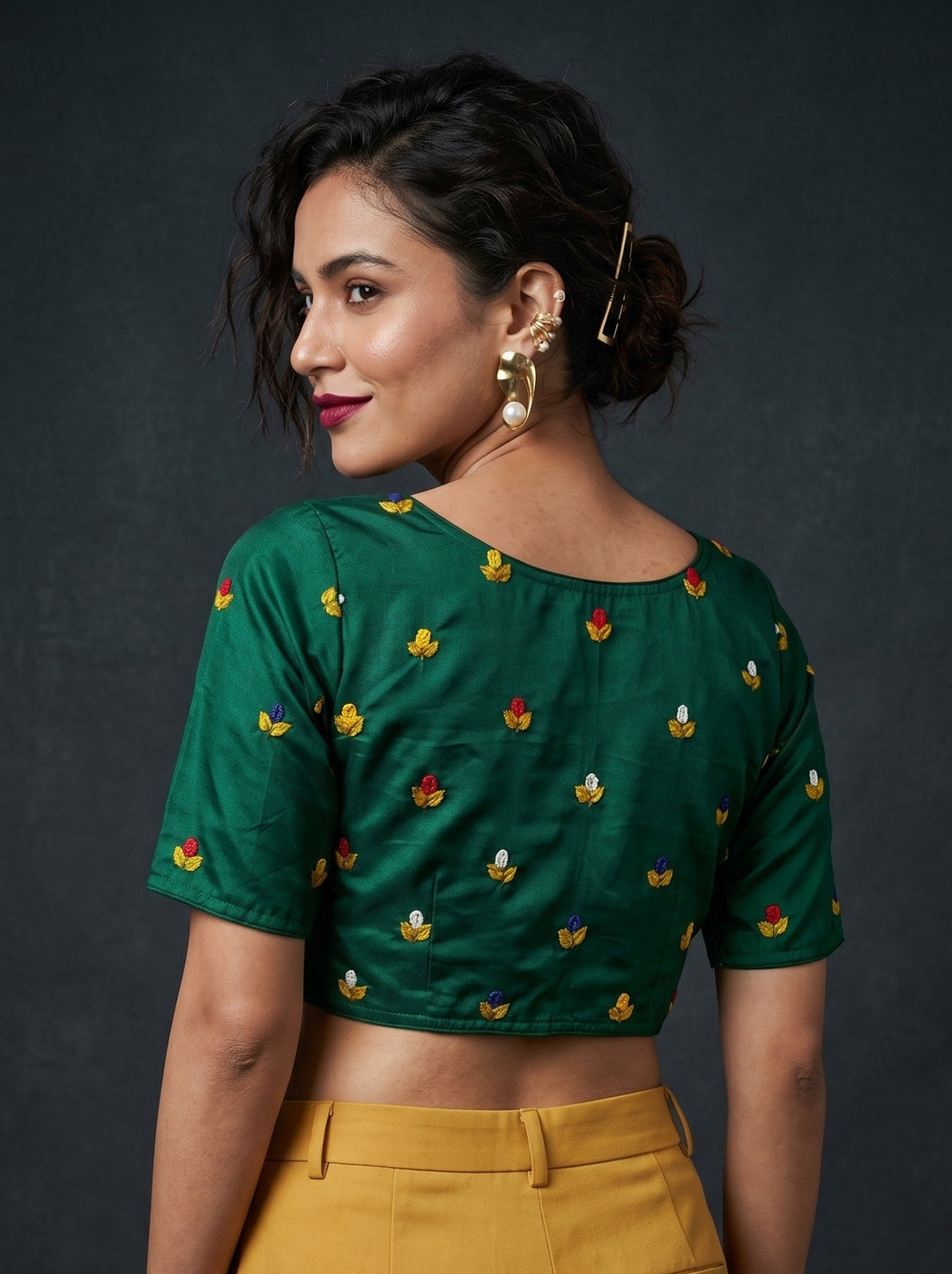 Vintage French Knot Blouse