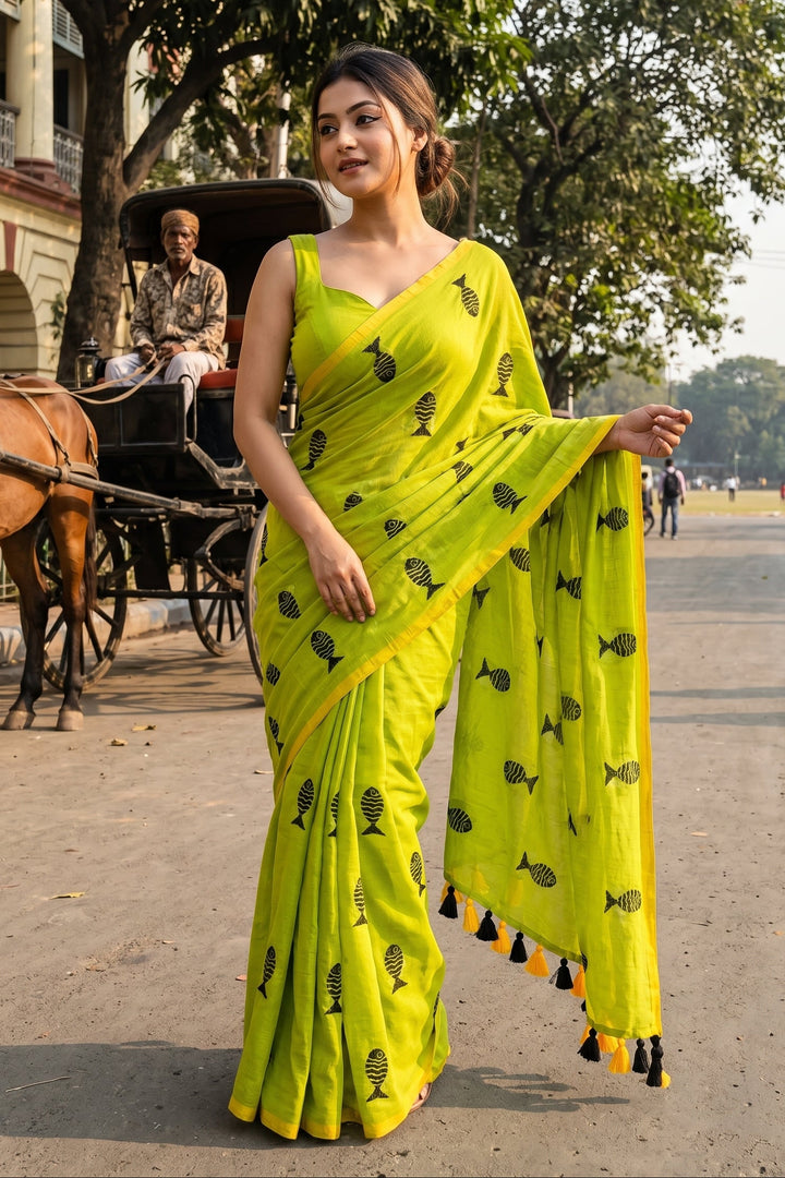 Sagarika Mul Cotton Saree