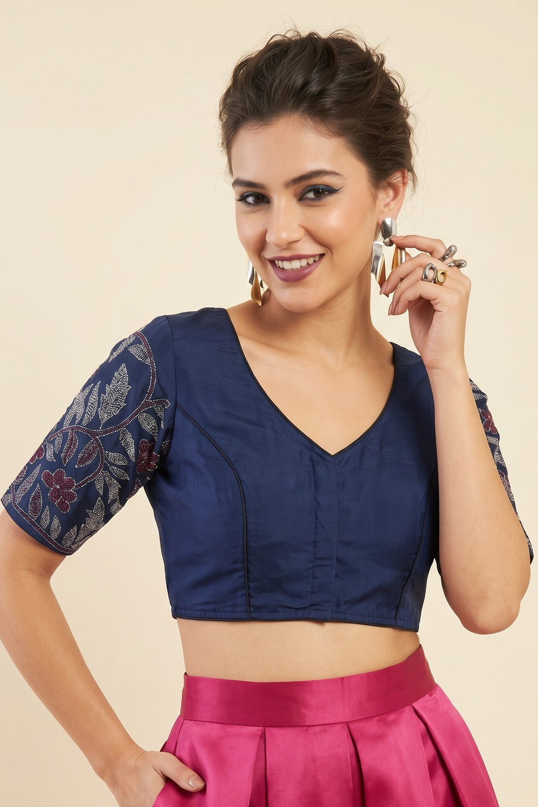 Obsessed With Kantha Stitch Blouse