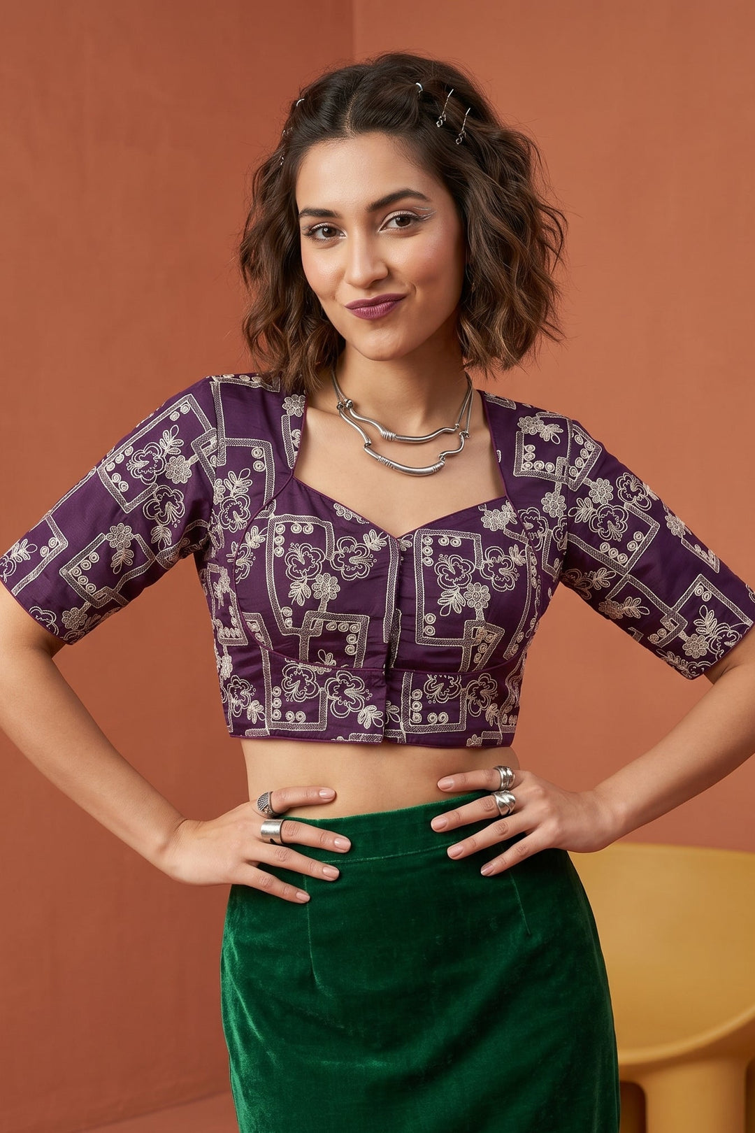 Shahi Embroidery- Designer Blouse