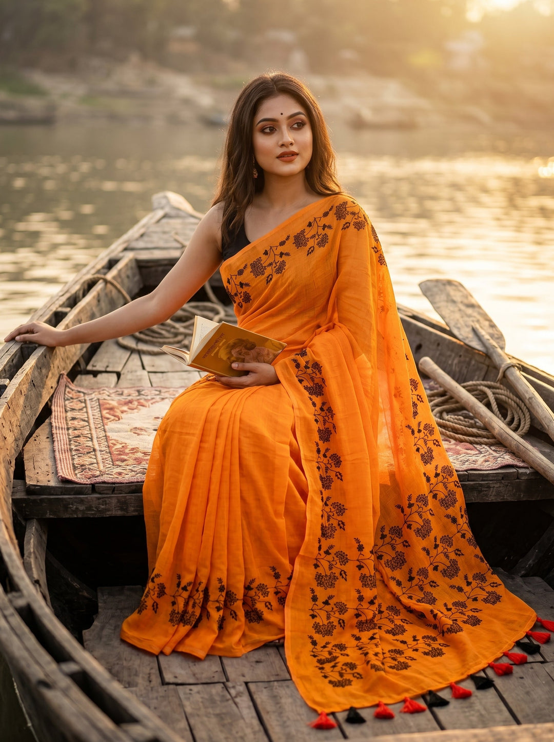 Bangarup (বঙ্গরূপ)– The Beauty of Bengal Embroidered Saree