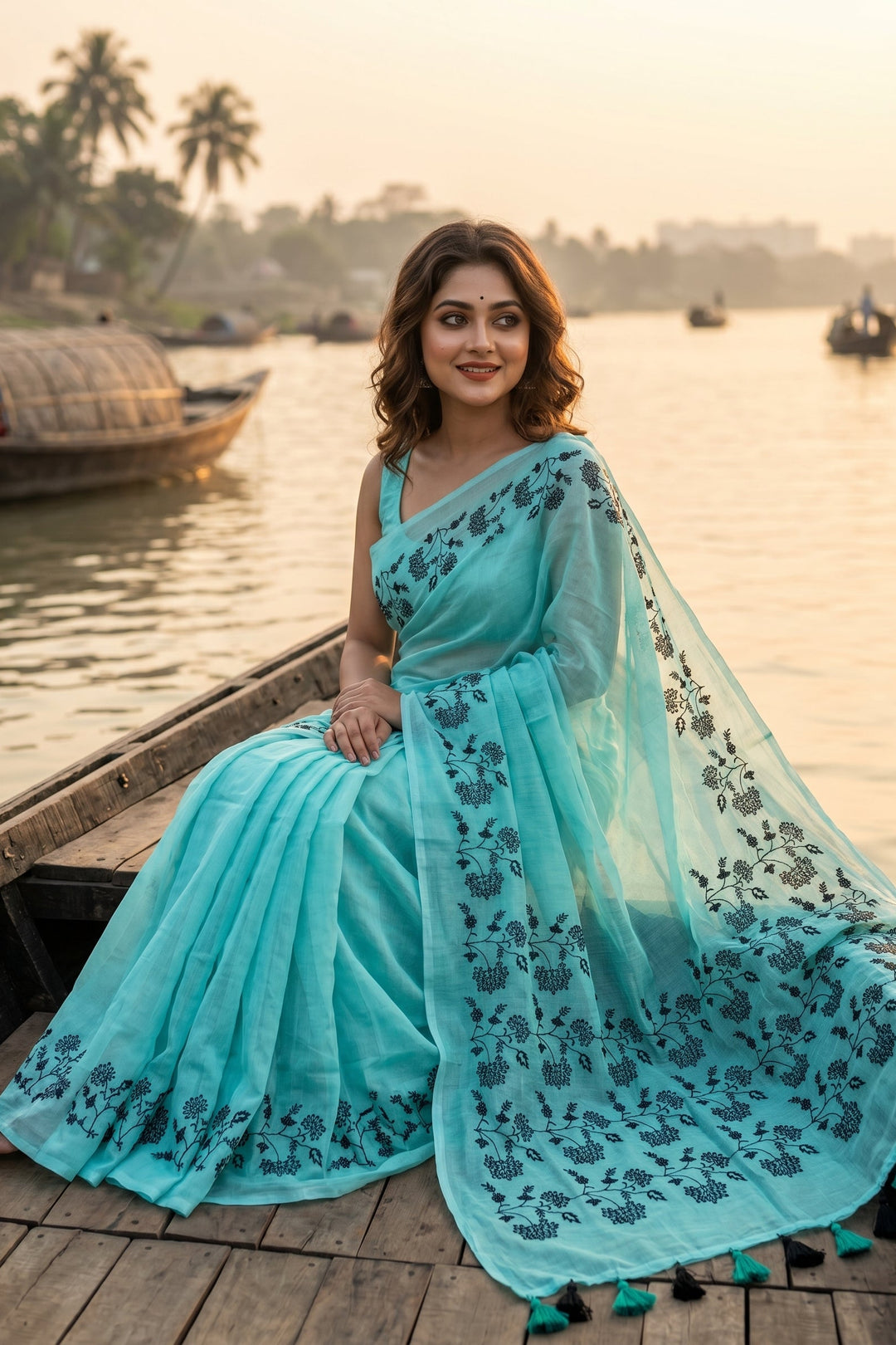 Bangarup (বঙ্গরূপ)– The Beauty of Bengal Embroidered Saree