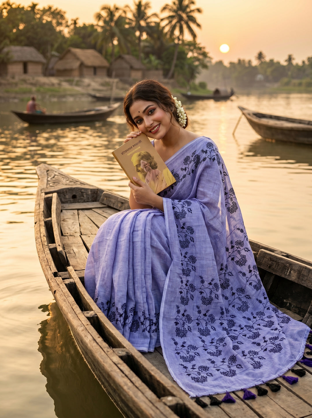 Bangarup (বঙ্গরূপ)– The Beauty of Bengal Embroidered Saree
