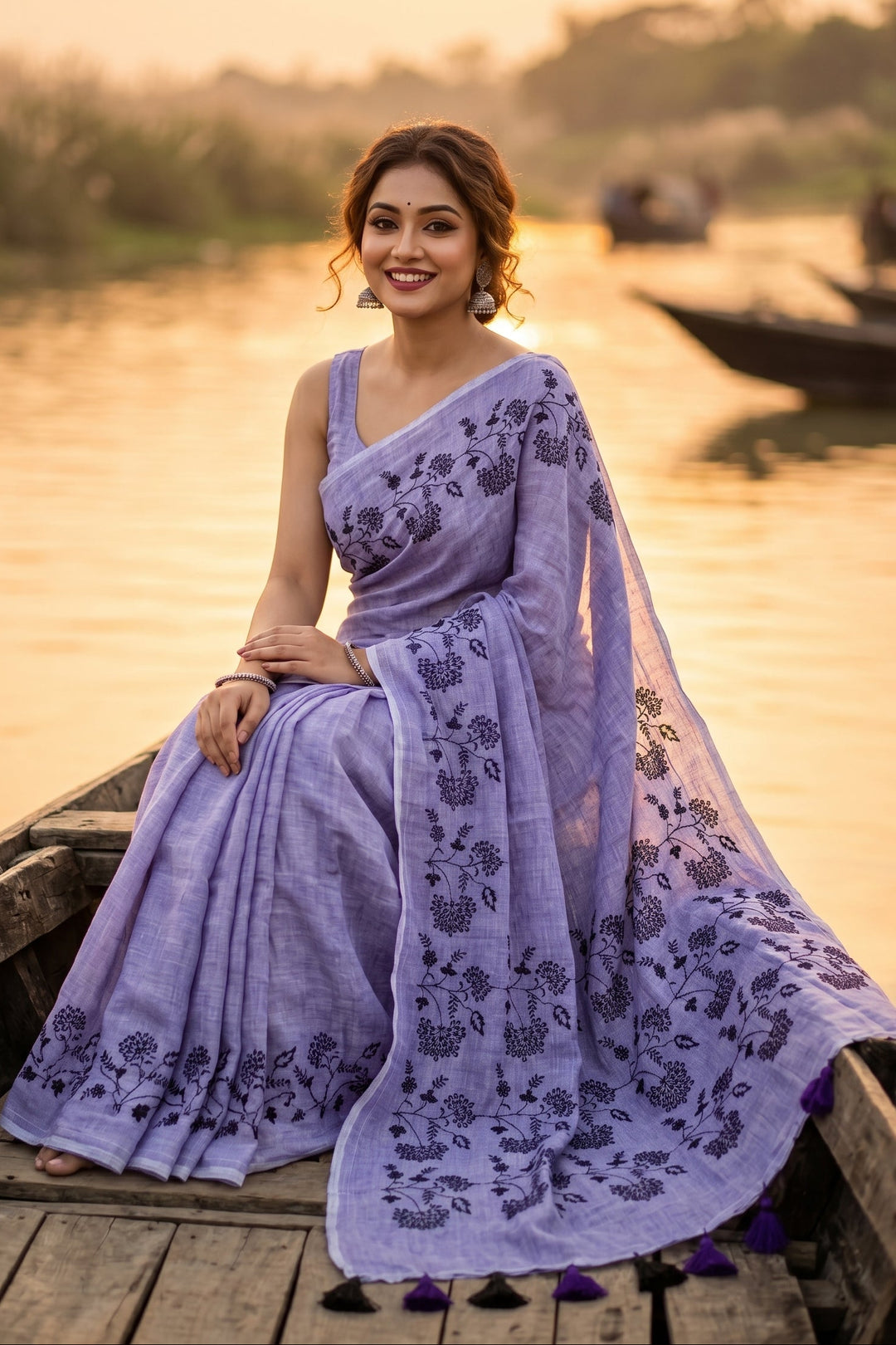 Bangarup (বঙ্গরূপ)– The Beauty of Bengal Embroidered Saree