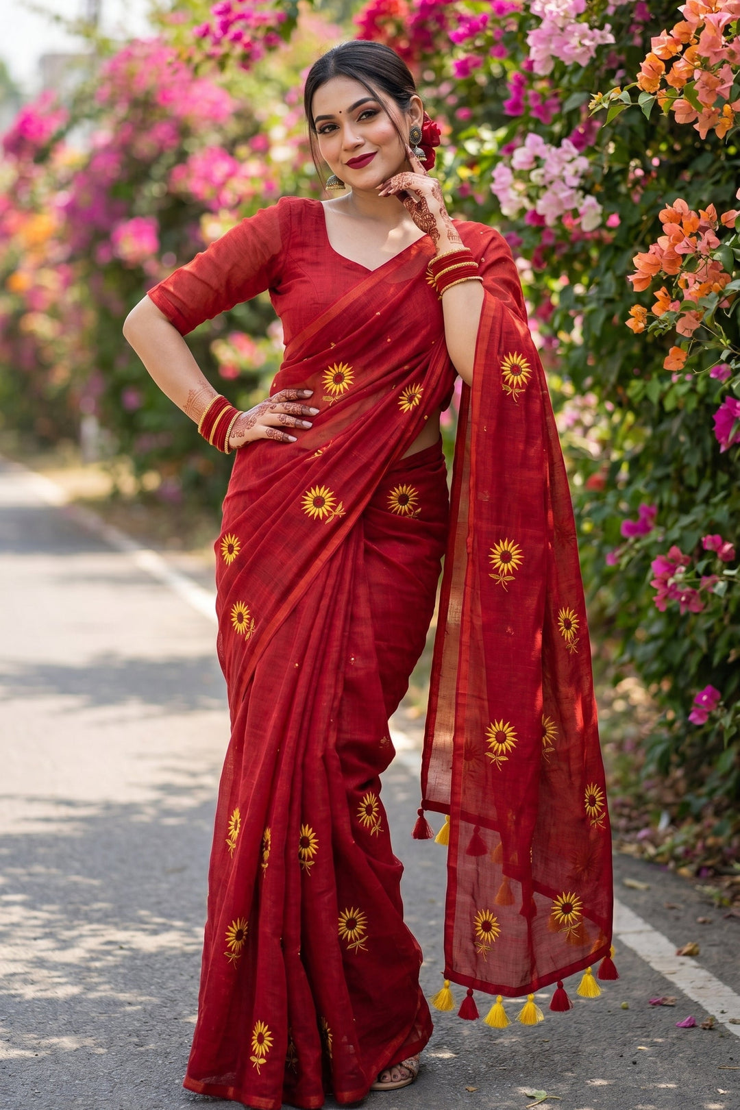 Roudrasmita Mul Cotton Saree