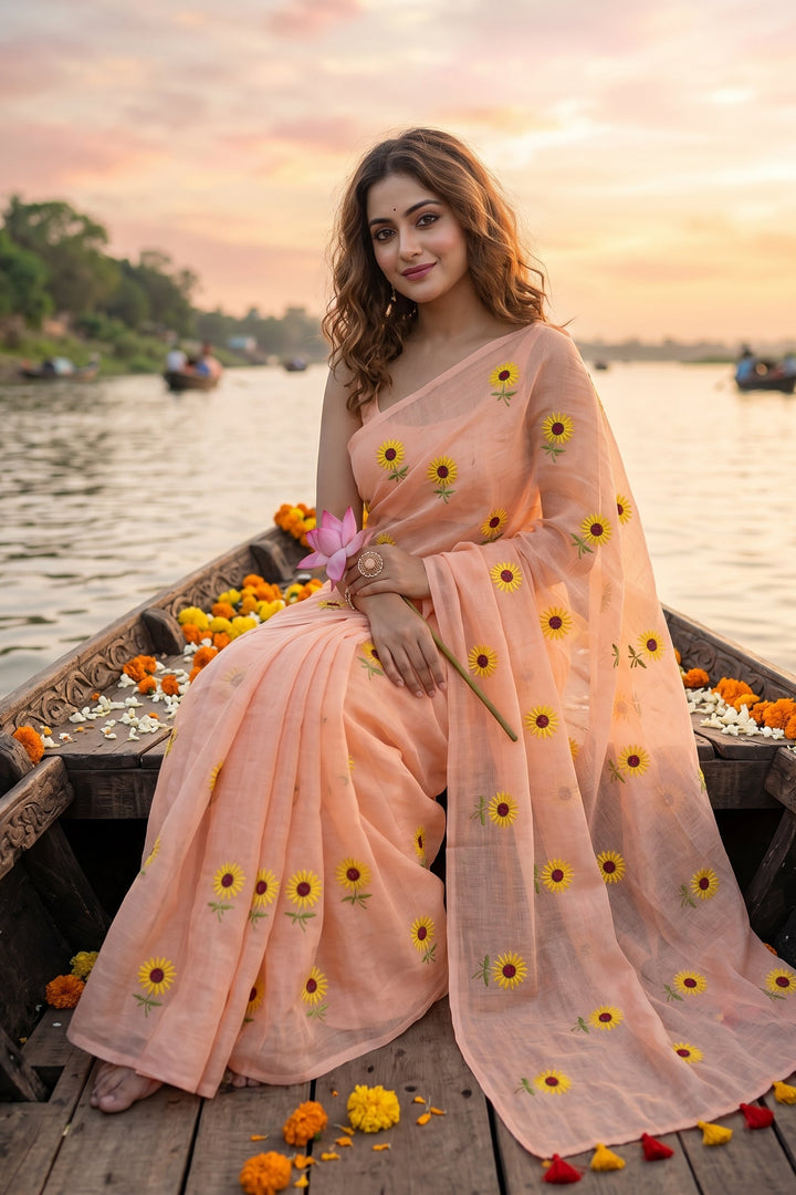 Roudrasmita Mul Cotton Saree