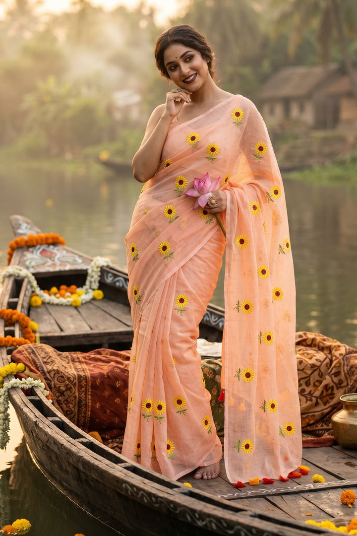 Roudrasmita Mul Cotton Saree