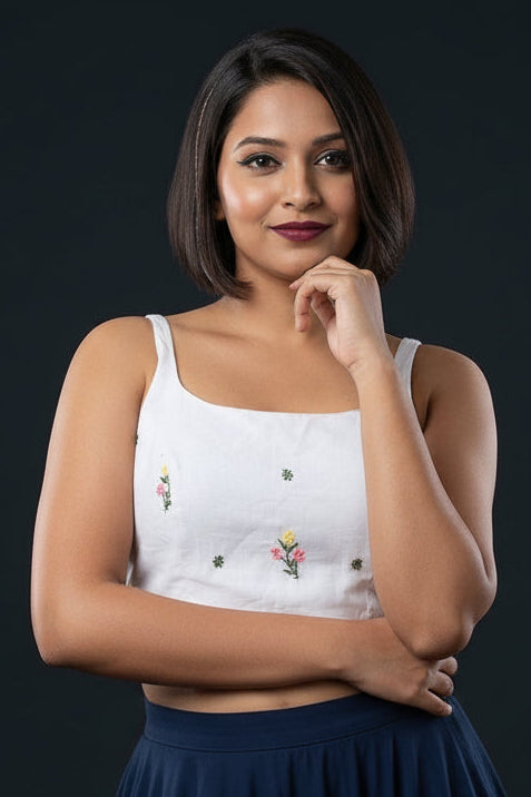 Steady Ideas- Embroidered Blouse