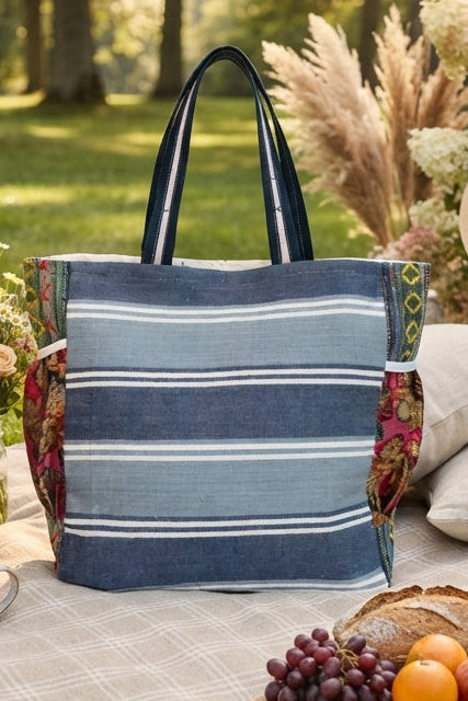 Carry Them Beautifully - Patchwork Oversized Tote Bag