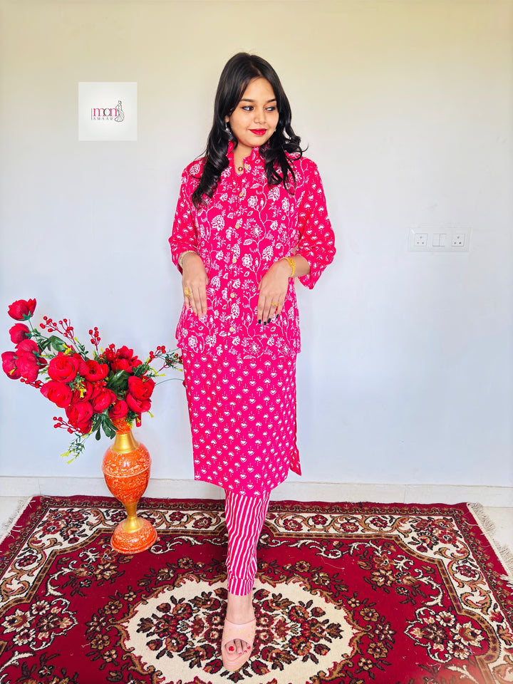 As Warm As a Hug - Winter Special Kurti Set