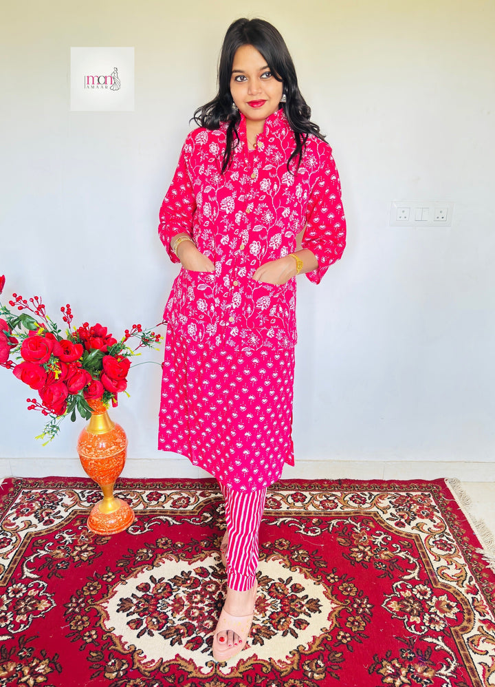 As Warm As a Hug - Winter Special Kurti Set