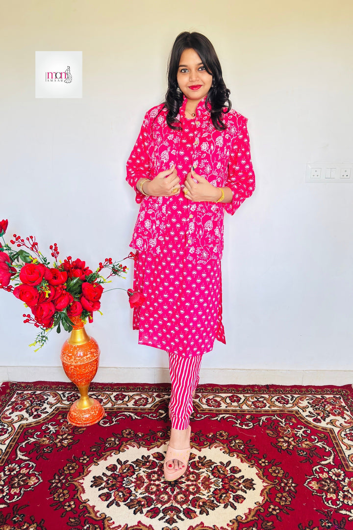 As Warm As a Hug - Winter Special Kurti Set