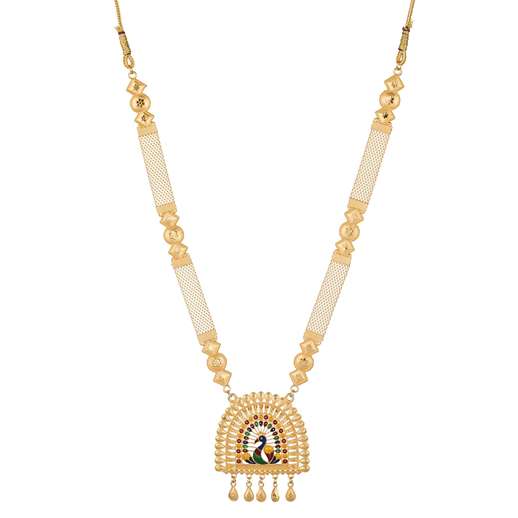 Mayilattam Gold Plated Sita Haar [ Long Chain]