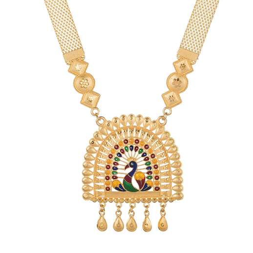 Mayilattam Gold Plated Sita Haar [ Long Chain]