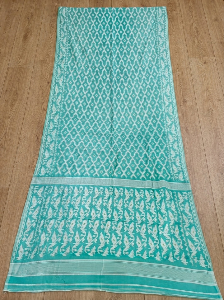 Neel Komol ( নীল কমল )Bengal Jamdani Saree