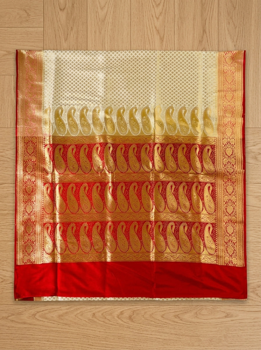 Kanakprabha Banarasi Semi Katan Silk Saree