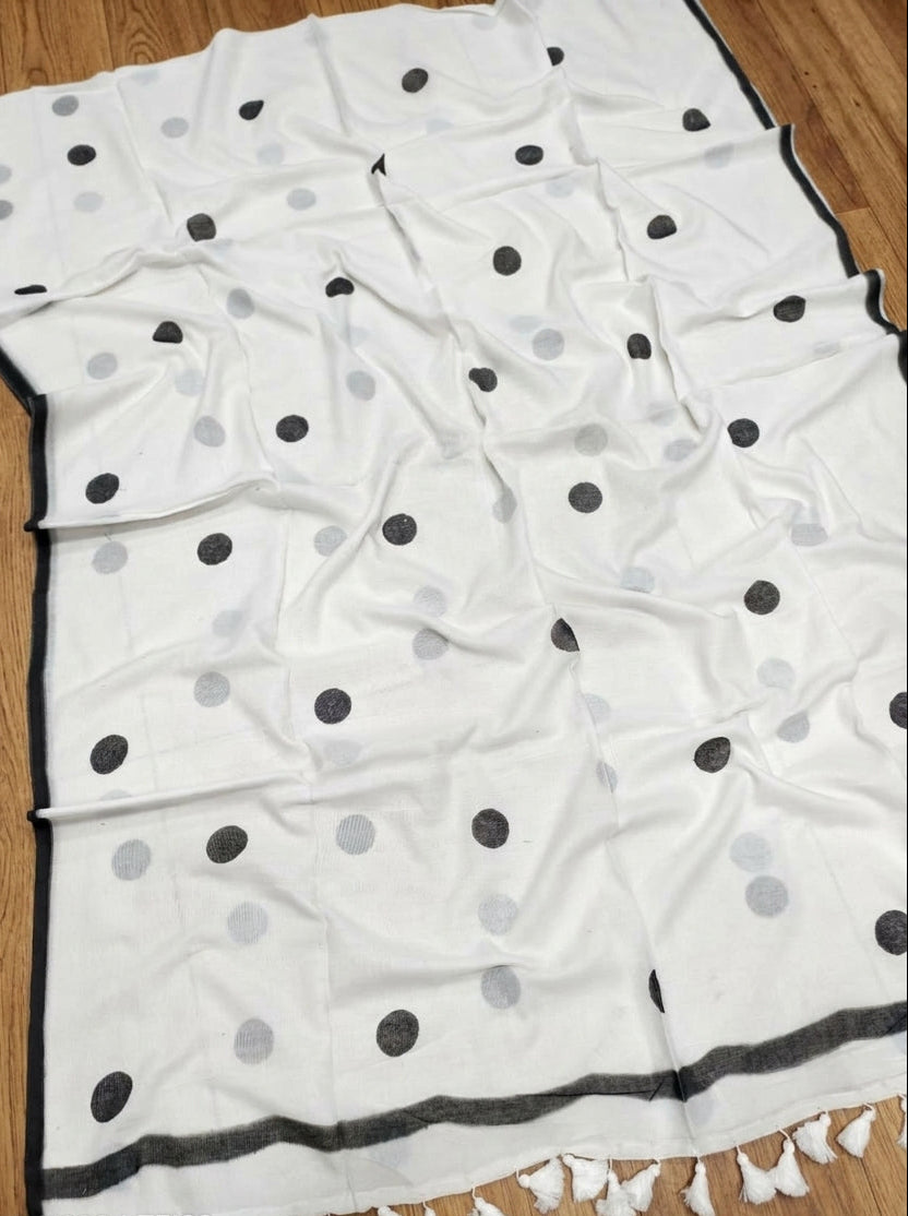 Kheyali Mul Cotton Saree
