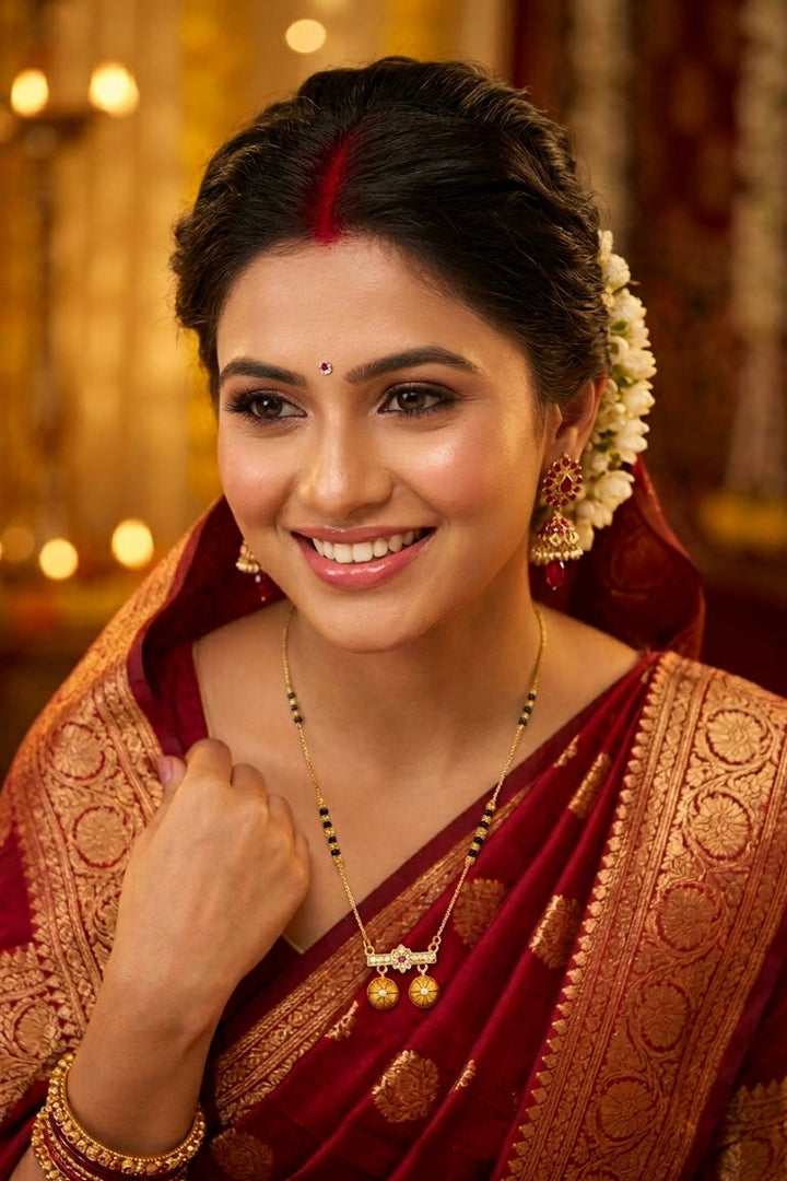 Bridal Glow (Gold Plated Mangal sutra)-Combo 7