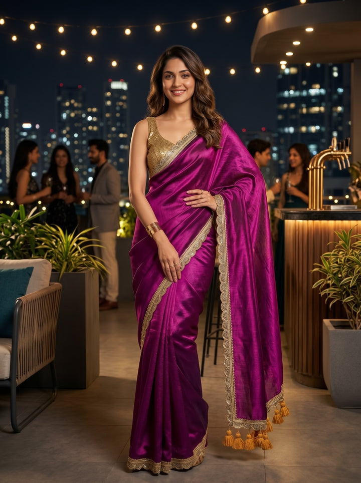 Amrithavarshini -Showers Of Nectar Cotton Tissue Saree