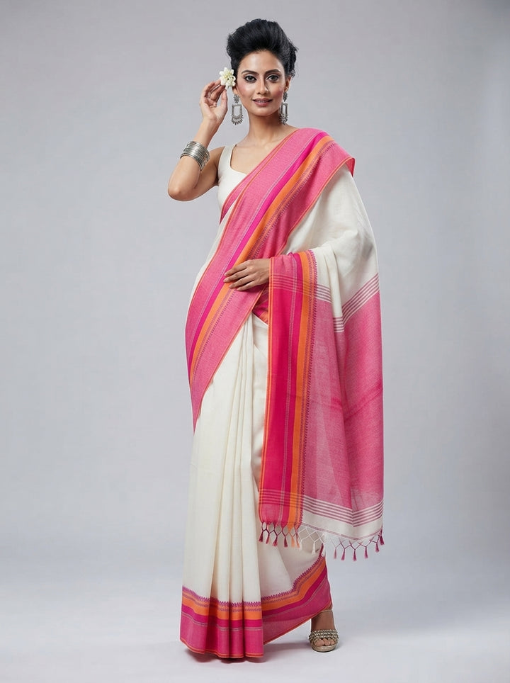 Neeladri Khadi Cotton Saree