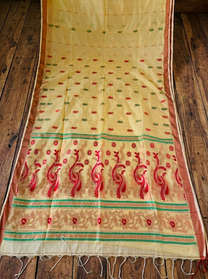 Mayura Chaya Banarasi Khaddi Silk Saree