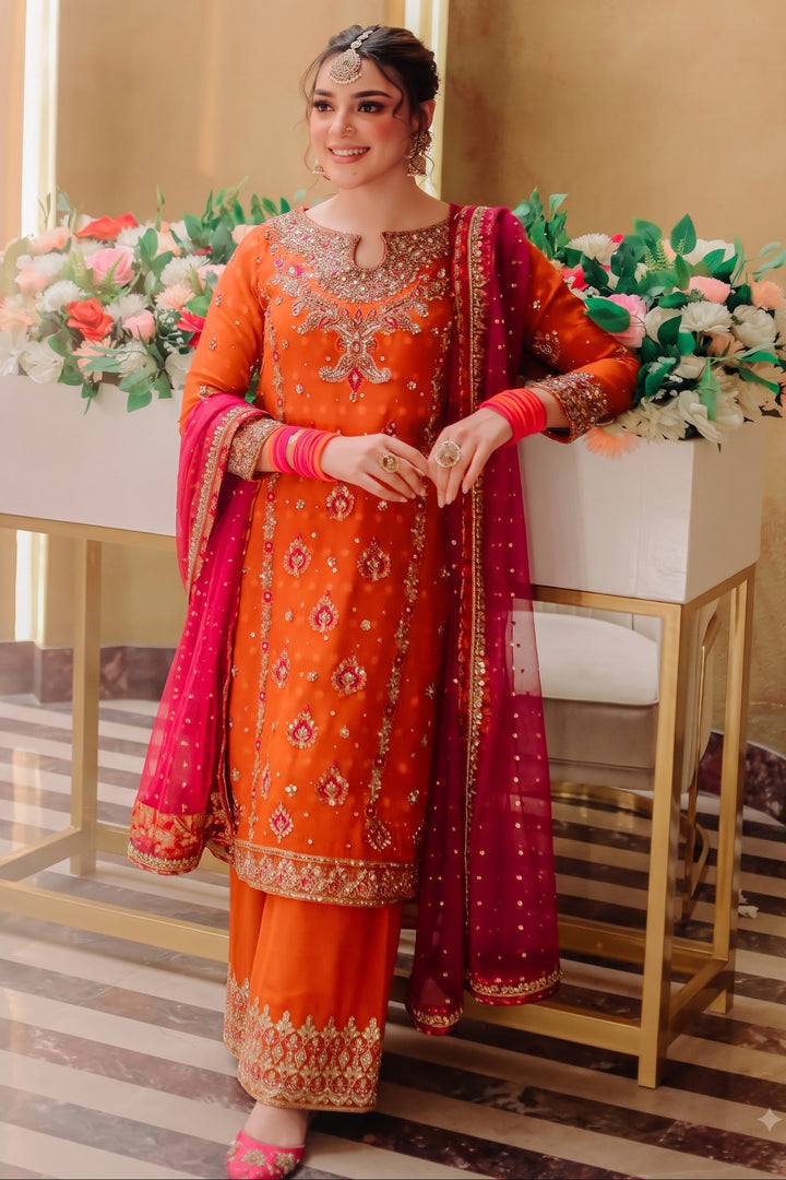 Diwali Allure Partywear Georgette Kurti Set
