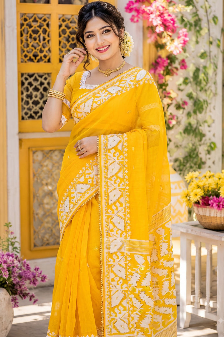 Sonar Alo  Katdana Jamdani Saree
