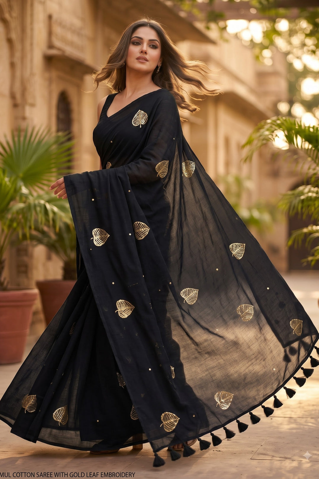 Bosonto Bilash Mul Cotton Saree