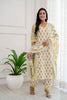 Authentic Look-Afghani Suit Set(Yellow)