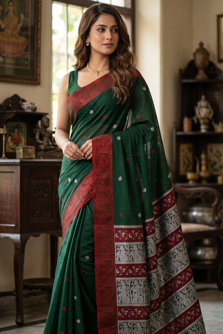 Ethereal Epics Baluchari Saree